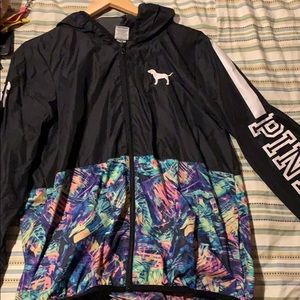 Pink windbreaker